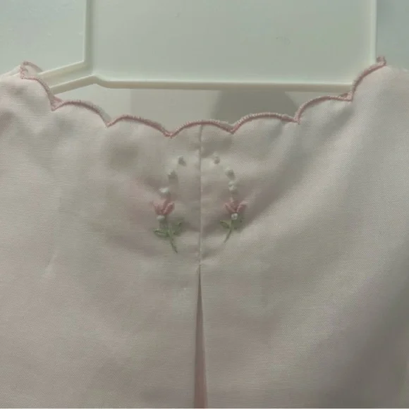 Petit Ami pink hand embroidered diaper set - Picture 4 of 6